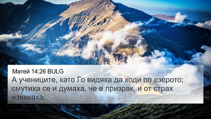 Матей 14:26 BULG Bible Verse Image