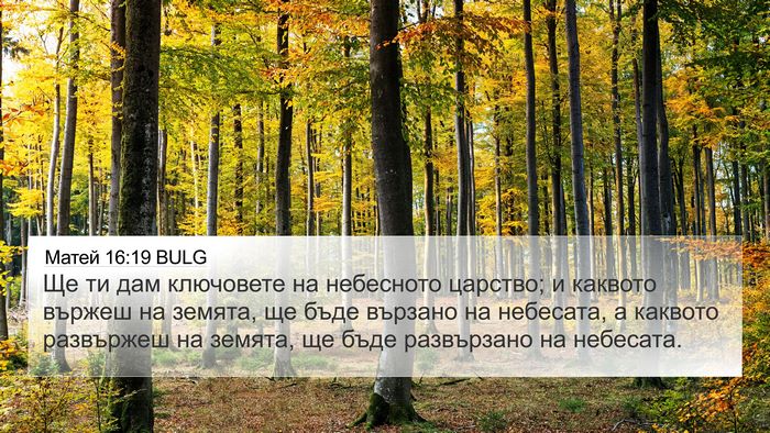 Матей 16:19 BULG Bible Verse Image