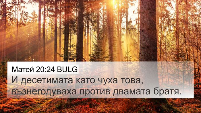 Матей 20:24 BULG Bible Verse Image