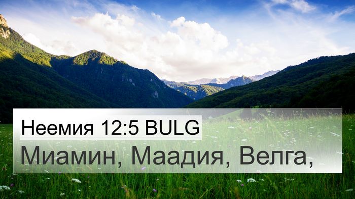 Неемия 12:5 BULG Bible Verse Image