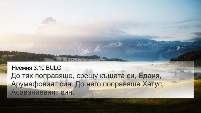 Неемия 3:10 BULG Bible Verse Image