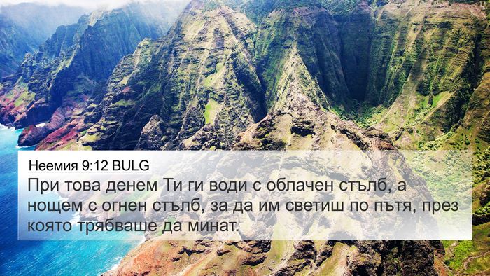 Неемия 9:12 BULG Bible Verse Image
