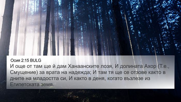 Осия 2:15 BULG Bible Verse Image