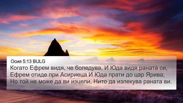 Осия 5:13 BULG Bible Verse Image