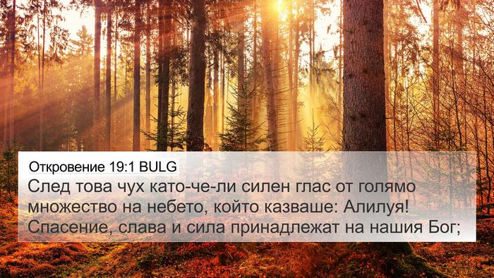 Откровение 19:1 BULG Bible Verse Image