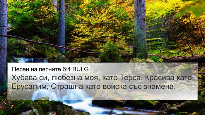 Песен на песните 6:4 BULG Bible Verse Image