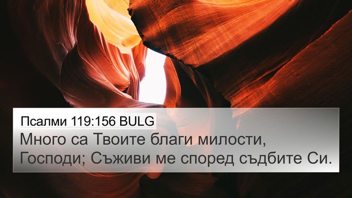 Псалми 119:156 BULG Bible Verse Image