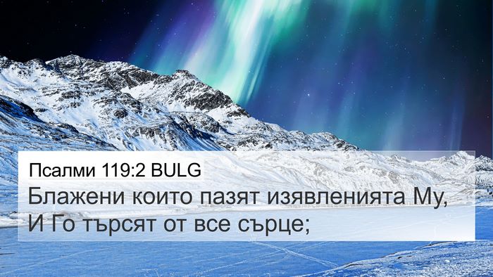 Псалми 119:2 BULG Bible Verse Image
