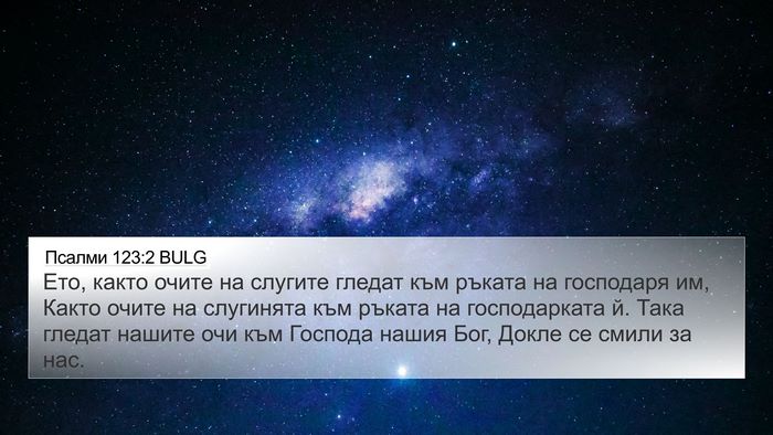 Псалми 123:2 BULG Bible Verse Image