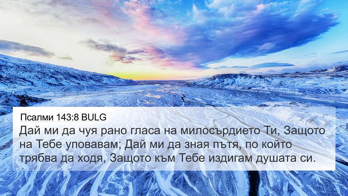 Псалми 143:8 BULG Bible Verse Image