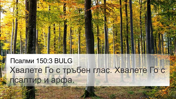 Псалми 150:3 BULG Bible Verse Image