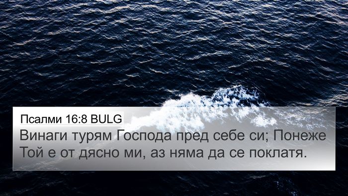 Псалми 16:8 BULG Bible Verse Image