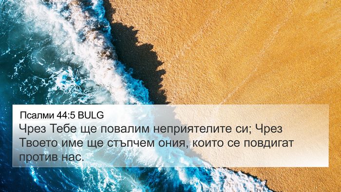 Псалми 44:5 BULG Bible Verse Image