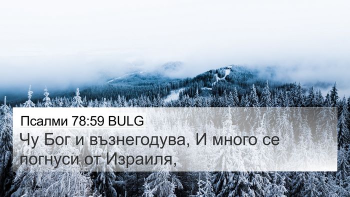 Псалми 78:59 BULG Bible Verse Image