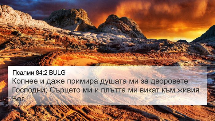 Псалми 84:2 BULG Bible Verse Image