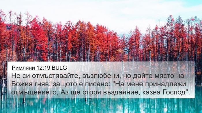 Римляни 12:19 BULG Bible Verse Image