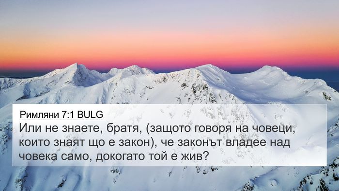 Римляни 7:1 BULG Bible Verse Image