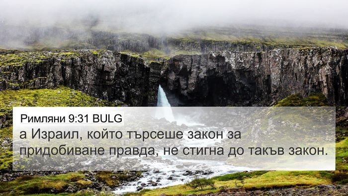Римляни 9:31 BULG Bible Verse Image