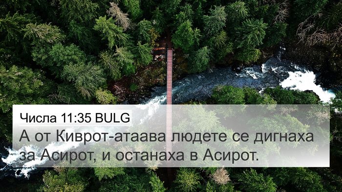 Числа 11:35 BULG 4K Wallpaper - А от Киврот-атаава людете - 4K Wallpaper Bible Verse