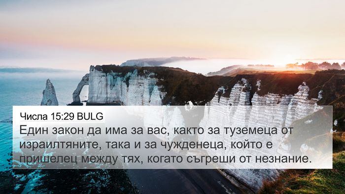Числа 15:29 BULG 4K Wallpaper - Един закон да има за вас, - 4K Wallpaper Bible Verse