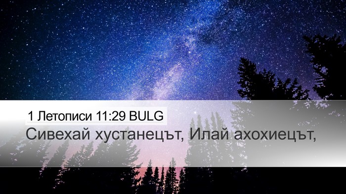 1 Летописи 11:29 BULG Bible Verse Image
