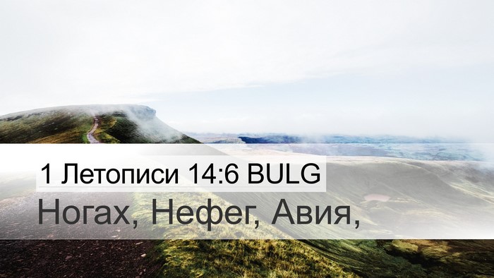 1 Летописи 14:6 BULG Desktop Wallpaper - Ногах, Нефег, - Desktop Bible Verse Wallpaper
