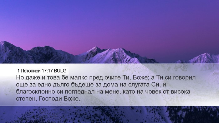 1 Летописи 17:17 BULG Bible Verse Image