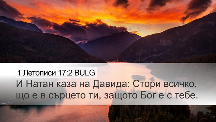 1 Летописи 17:2 BULG Desktop Wallpaper - И Натан каза на Давида: - Desktop Bible Verse Wallpaper
