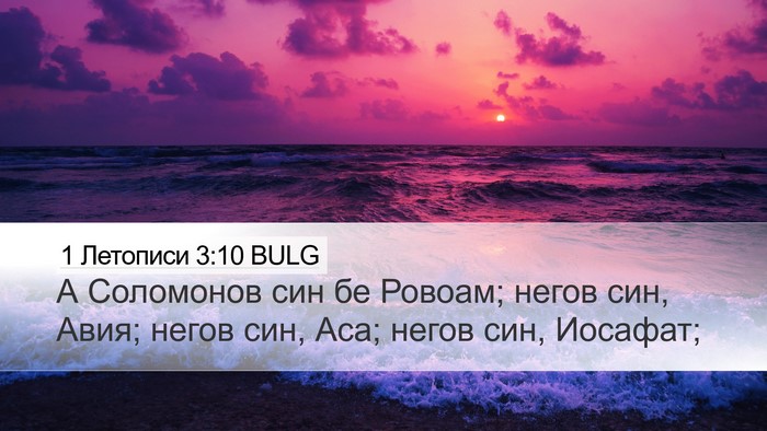 1 Летописи 3:10 BULG Bible Verse Image