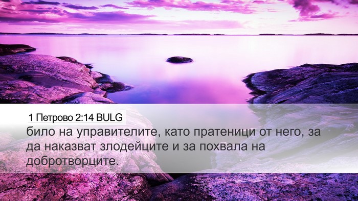 1 Петрово 2:14 BULG Bible Verse Image