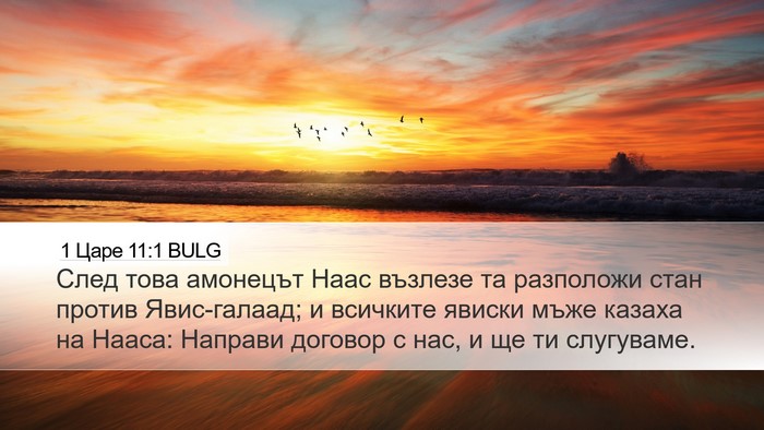 1 Царе 11:1 BULG Desktop Wallpaper - След това амонецът Наас - Desktop Bible Verse Wallpaper