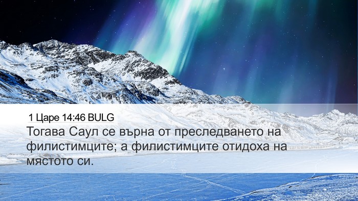 1 Царе 14:46 BULG Bible Verse Image