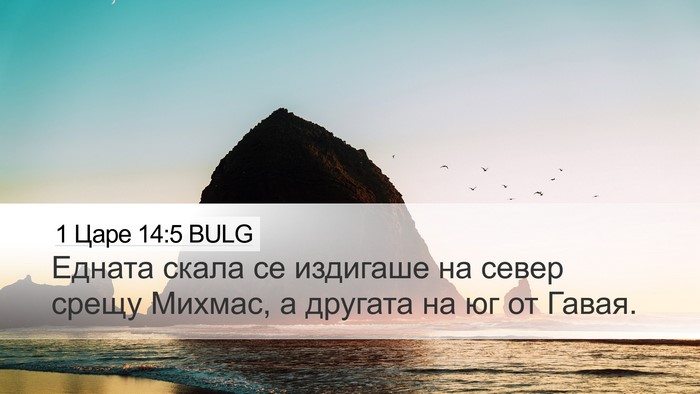 1 Царе 14:5 BULG Bible Verse Image