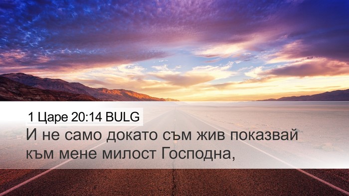 1 Царе 20:14 BULG Bible Verse Image