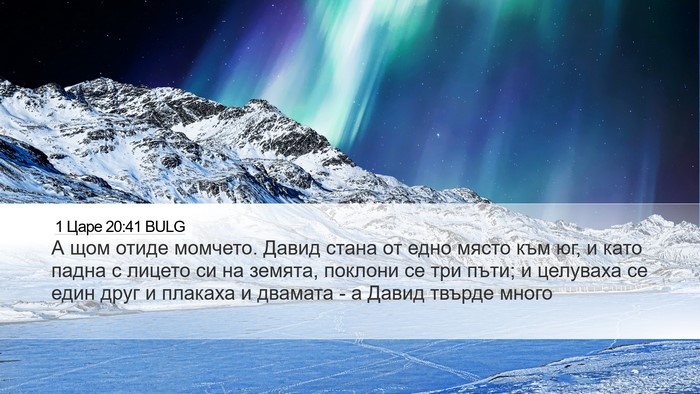 1 Царе 20:41 BULG Bible Verse Image