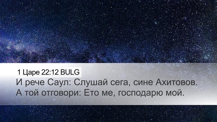 1 Царе 22:12 BULG Bible Verse Image