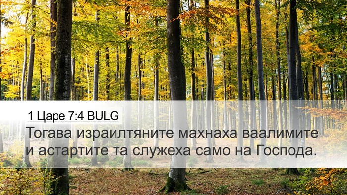 1 Царе 7:4 BULG Desktop Wallpaper - Тогава израилтяните - Desktop Bible Verse Wallpaper