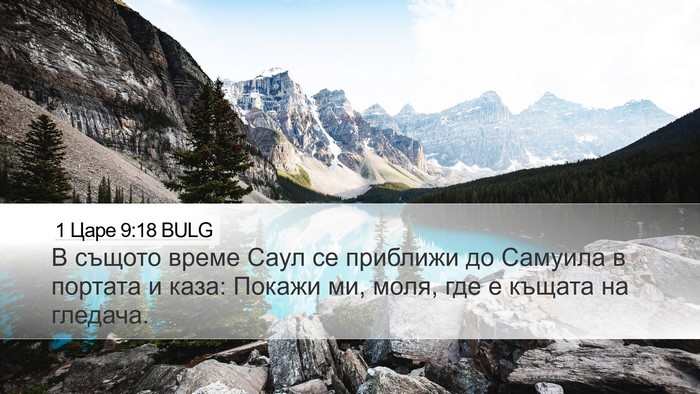 1 Царе 9:18 BULG Desktop Wallpaper - В същото време Саул се - Desktop Bible Verse Wallpaper