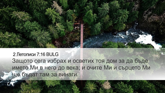 2 Летописи 7:16 BULG Bible Verse Image