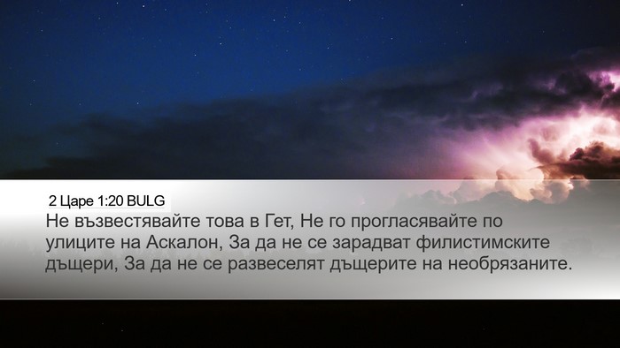 2 Царе 1:20 BULG Bible Verse Image