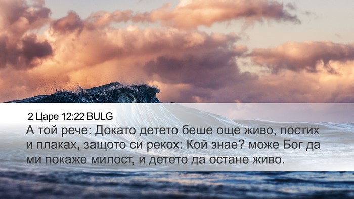 2 Царе 12:22 BULG Bible Verse Image
