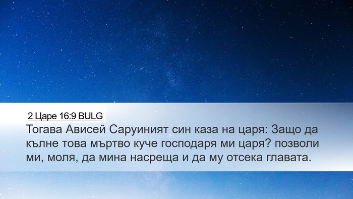 2 Царе 16:9 BULG Bible Verse Image