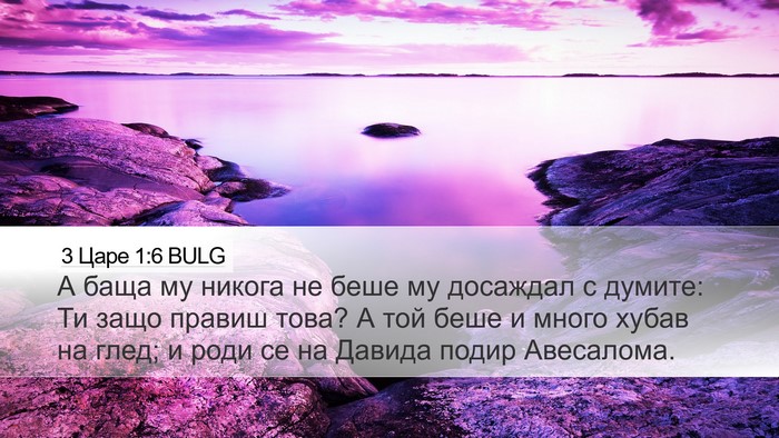 3 Царе 1:6 BULG Bible Verse Image