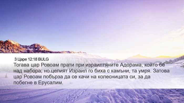3 Царе 12:18 BULG Bible Verse Image