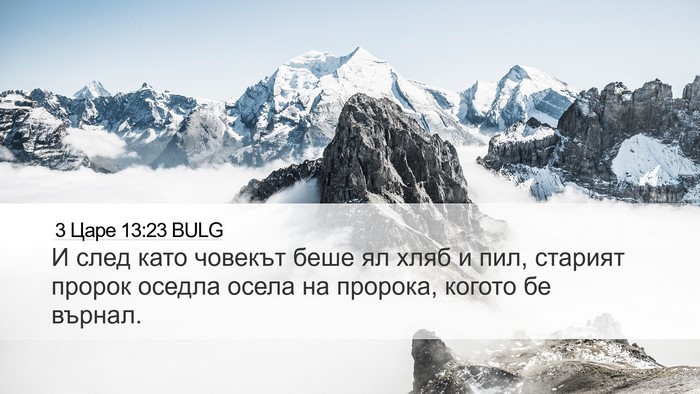 3 Царе 13:23 BULG Bible Verse Image