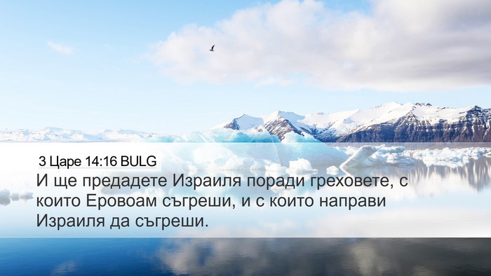 3 Царе 14:16 BULG Bible Verse Image