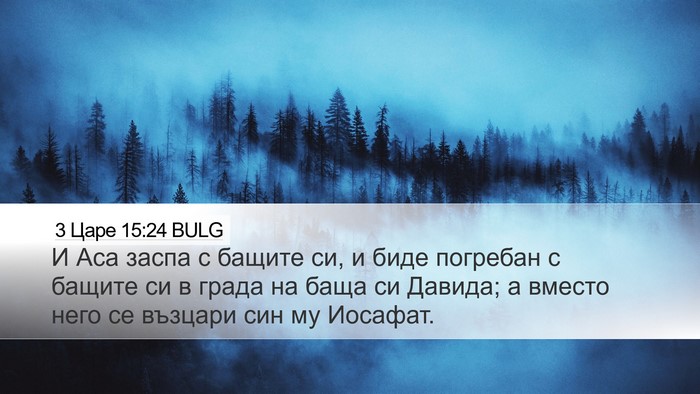 3 Царе 15:24 BULG Bible Verse Image