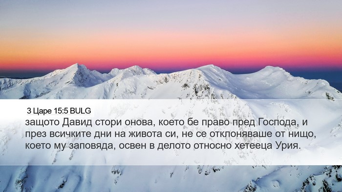 3 Царе 15:5 BULG Bible Verse Image