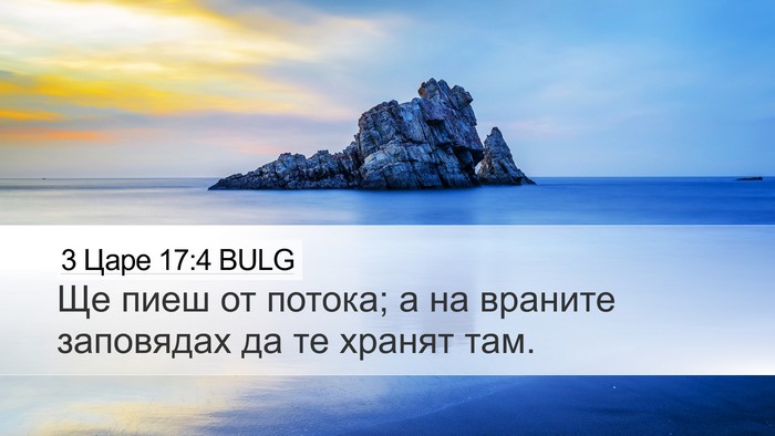 3 Царе 17:4 BULG Bible Verse Image