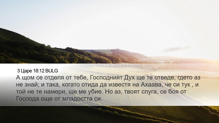 3 Царе 18:12 BULG Bible Verse Image